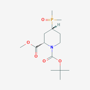 rac-1-tert-butyl2-methyl(2R,4S)-4-(dimethylphosphoryl)piperidine-1,2-dicarboxylate,cis