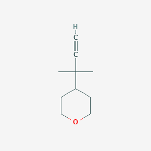 4-(2-Methylbut-3-yn-2-yl)oxane