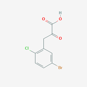 3-(5-Bromo-2-chlorophenyl)-2-oxopropanoic acid