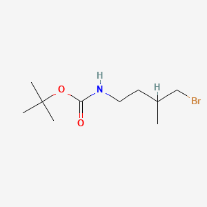 tert-butylN-(4-bromo-3-methylbutyl)carbamate