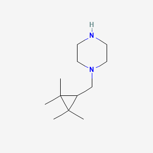 1-((2,2,3,3-Tetramethylcyclopropyl)methyl)piperazine