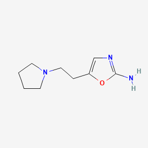 5-(2-(Pyrrolidin-1-yl)ethyl)oxazol-2-amine