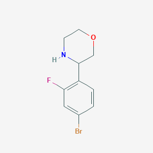 3-(4-Bromo-2-fluorophenyl)morpholine