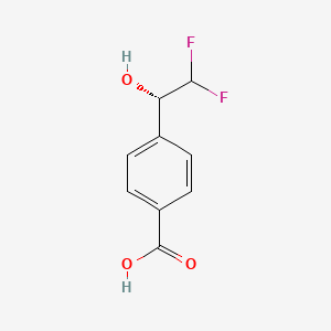 4-[(1S)-2,2-difluoro-1-hydroxyethyl]benzoicacid