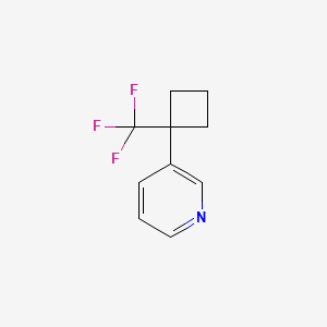 3-[1-(Trifluoromethyl)cyclobutyl]pyridine