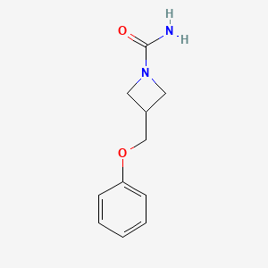 3-(Phenoxymethyl)azetidine-1-carboxamide