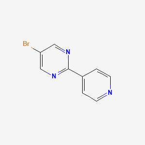 molecular formula C9H6BrN3 B1532025 5-溴-2-(吡啶-4-基)嘧啶 CAS No. 1240594-22-2