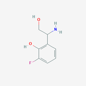 2-(1-Amino-2-hydroxyethyl)-6-fluorophenol