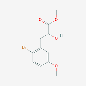 Methyl 3-(2-bromo-5-methoxyphenyl)-2-hydroxypropanoate