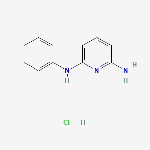 molecular formula C11H12ClN3 B15320289 N2-phenylpyridine-2,6-diaminehydrochloride 