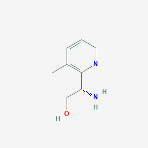 (S)-2-Amino-2-(3-methylpyridin-2-yl)ethan-1-ol