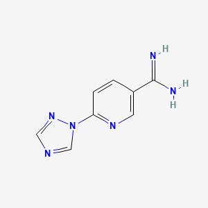 6-(1h-1,2,4-Triazol-1-yl)nicotinimidamide