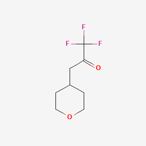 1,1,1-Trifluoro-3-(oxan-4-yl)propan-2-one