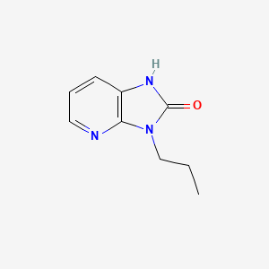 molecular formula C9H11N3O B1532033 3-propyl-1,3-dihydro-2H-imidazo[4,5-b]pyridin-2-one CAS No. 1692572-90-9