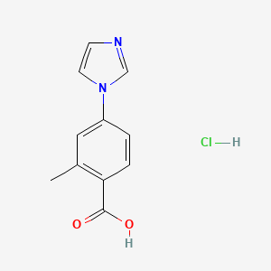 4-(1H-imidazol-1-yl)-2-methylbenzoicacidhydrochloride