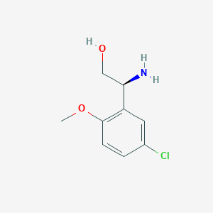 (s)-2-Amino-2-(5-chloro-2-methoxyphenyl)ethan-1-ol