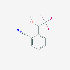 2-(2,2,2-Trifluoro-1-hydroxyethyl)benzonitrile