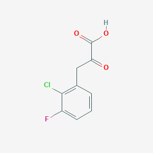 3-(2-Chloro-3-fluorophenyl)-2-oxopropanoic acid