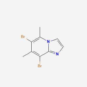 6,8-Dibromo-5,7-dimethylimidazo[1,2-a]pyridine