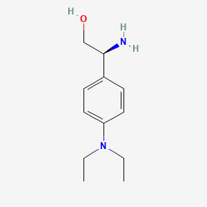 (s)-2-Amino-2-(4-(diethylamino)phenyl)ethan-1-ol