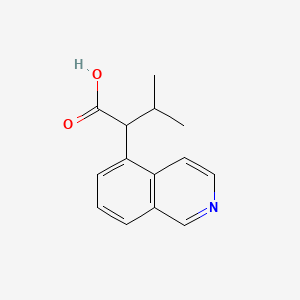 2-(Isoquinolin-5-yl)-3-methylbutanoic acid