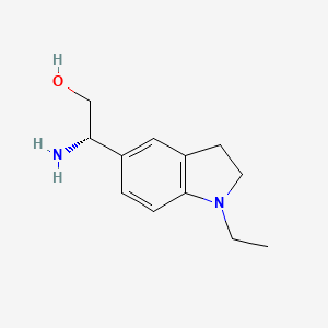 (s)-2-Amino-2-(1-ethylindolin-5-yl)ethan-1-ol