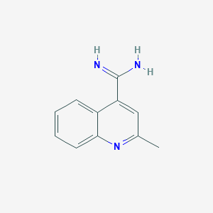 2-Methylquinoline-4-carboximidamide