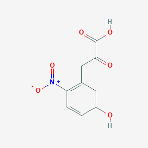 3-(5-Hydroxy-2-nitrophenyl)-2-oxopropanoic acid