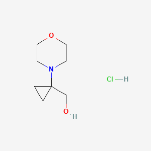 [1-(Morpholin-4-yl)cyclopropyl]methanolhydrochloride