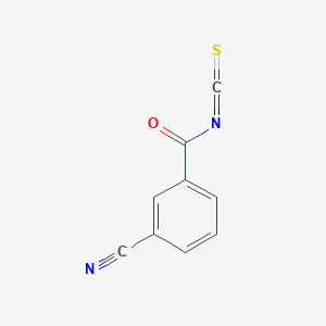 molecular formula C9H4N2OS B1532054 3-Cyanobenzoyl isothiocyanate CAS No. 100663-26-1