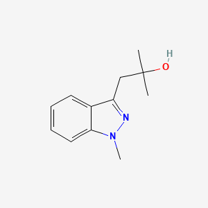 2-Methyl-1-(1-methyl-1h-indazol-3-yl)propan-2-ol