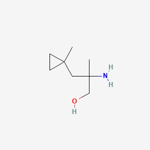 2-Amino-2-methyl-3-(1-methylcyclopropyl)propan-1-ol