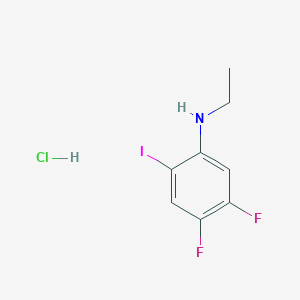 N-ethyl-4,5-difluoro-2-iodoanilinehydrochloride