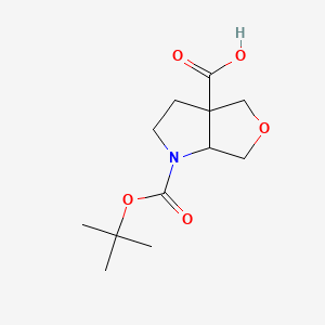 1-[(tert-butoxy)carbonyl]-hexahydro-1H-furo[3,4-b]pyrrole-3a-carboxylicacid