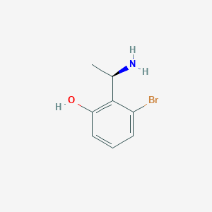 (R)-2-(1-Aminoethyl)-3-bromophenol