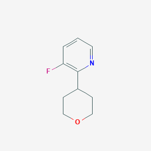 3-Fluoro-2-(oxan-4-yl)pyridine