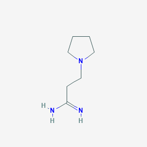 3-(Pyrrolidin-1-yl)propanimidamide