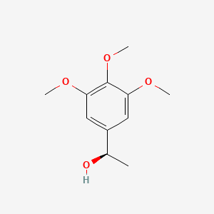 molecular formula C11H16O4 B15320754 (R)-1-(3,4,5-Trimethoxyphenyl)ethan-1-ol 