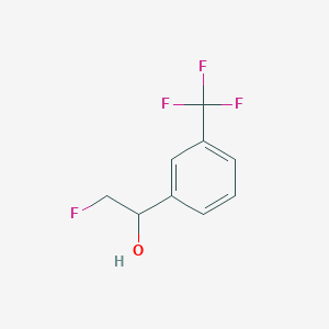 2-Fluoro-1-[3-(trifluoromethyl)phenyl]ethan-1-ol