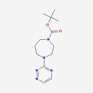 Tert-butyl4-(1,2,4-triazin-3-yl)-1,4-diazepane-1-carboxylate