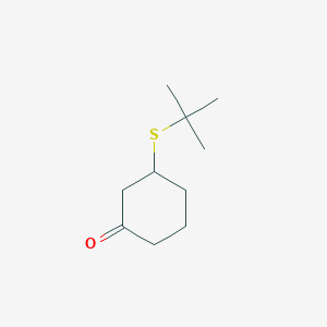 3-(Tert-butylsulfanyl)cyclohexan-1-one