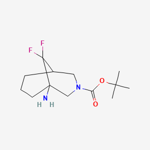 Tert-butyl1-amino-9,9-difluoro-3-azabicyclo[3.3.1]nonane-3-carboxylate