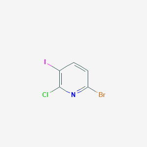 molecular formula C5H2BrClIN B1532081 6-Bromo-2-chloro-3-iodopyridine CAS No. 1138444-17-3