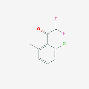 1-(2-Chloro-6-methyl-phenyl)-2,2-difluoro-ethanone