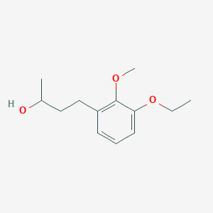 molecular formula C13H20O3 B15320848 4-(3-Ethoxy-2-methoxyphenyl)butan-2-ol 