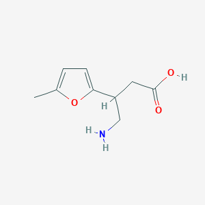 4-Amino-3-(5-methylfuran-2-yl)butanoic acid