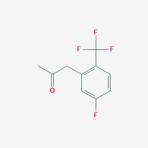 1-(5-Fluoro-2-(trifluoromethyl)phenyl)propan-2-one