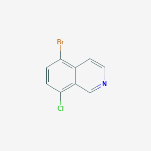 molecular formula C9H5BrClN B1532089 5-Bromo-8-chloroisoquinoline CAS No. 956003-79-5