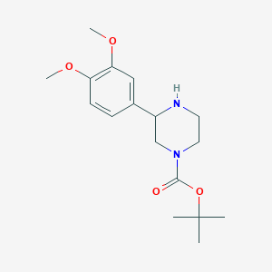 Tert-butyl 3-(3,4-dimethoxyphenyl)piperazine-1-carboxylate