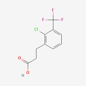molecular formula C10H8ClF3O2 B1532092 3-[2-Chloro-3-(trifluoromethyl)phenyl]propionic acid CAS No. 916420-76-3